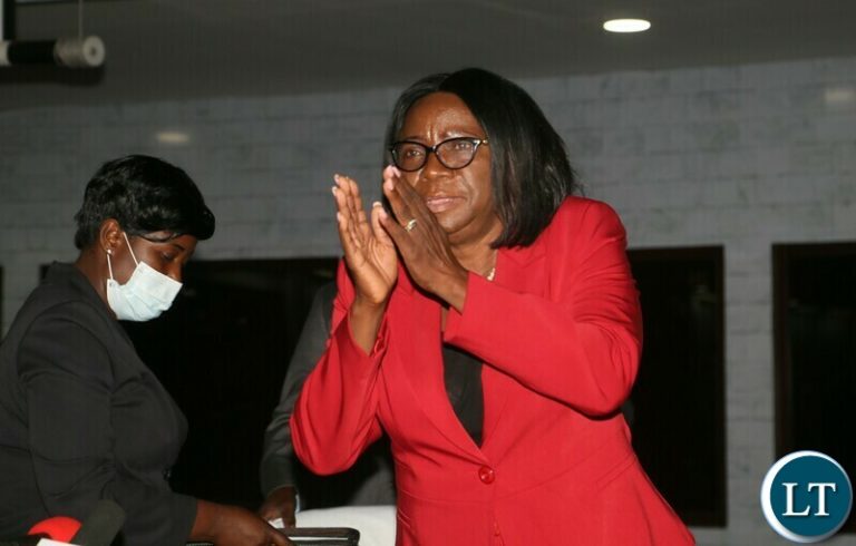 Vice President  Mutale Nalumango consoles unsuccessful applicants