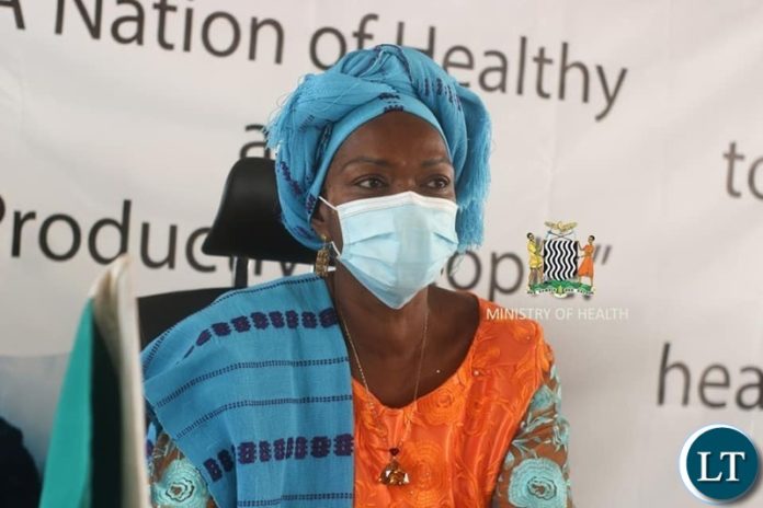 Minister of Health Sylvia Masebo