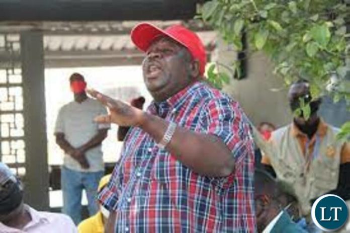 Copperbelt Province Minister, Elisha Matambo,