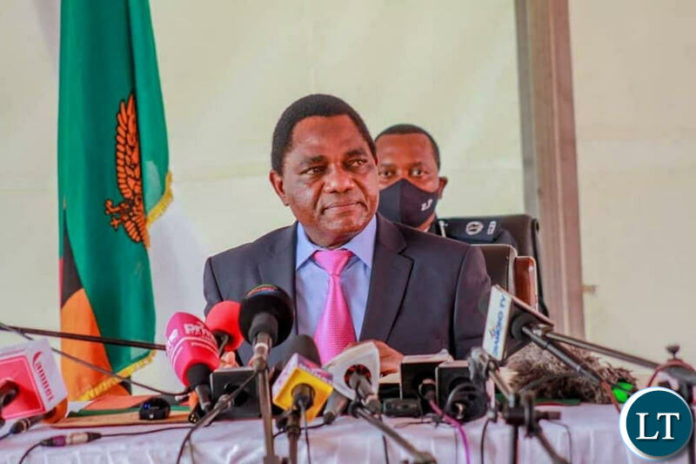 President Hakainde Hichilema addressing a Press Conference at State House on Thursday, 30th September, 2021. President Hakainde Hichilema addressing a Press Conference at State House on Thursday, 30th September, 2021.