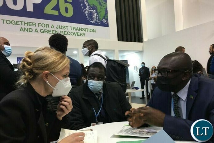 Mr. Nzovu, who was accompanied by Ministry of Green Economy and Environment Permanent Secretary, Mr. John Msimuko, meeting staff from the Ban Ki Moon Centre for Global Citizens.