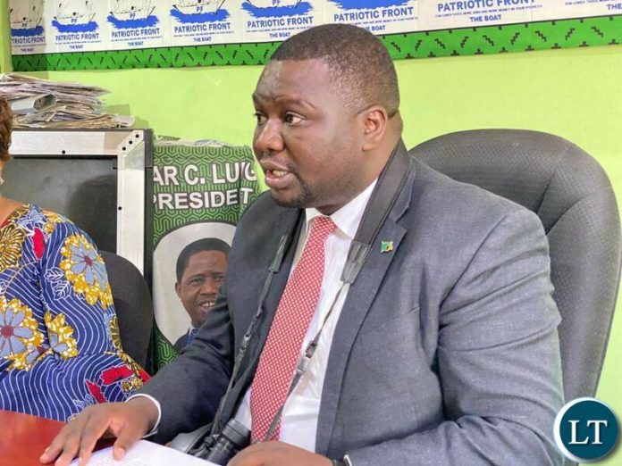 PF Member of the Central Committee in charge of Information and Publicity Hon. Raphael Nakacinda PF Member of the Central Committee in charge of Information and Publicity Hon. Raphael Nakacinda