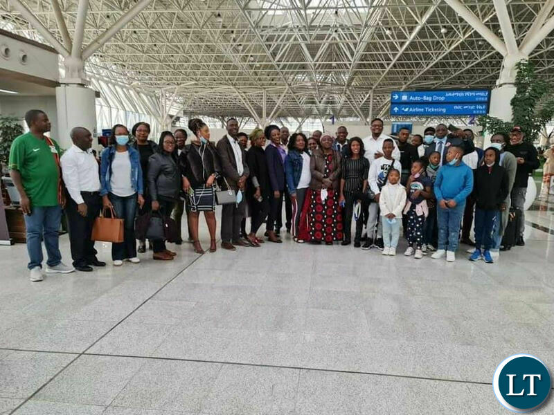 Zambians being Evacuated out of Ethiopia