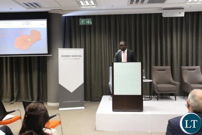Commerce Trade and Industry Minister Chipoka Mulenga