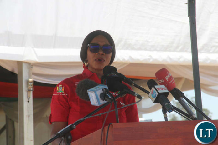 Health Minister Sylvia T. Masebo