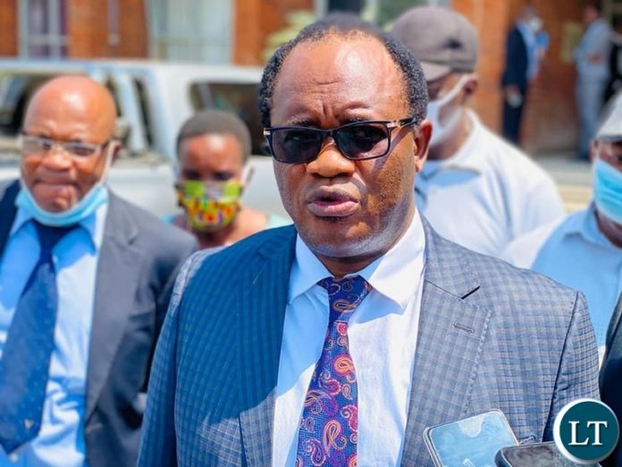 Leader of the opposition in Parliament Hon Brian Muntayalwa Mundubile