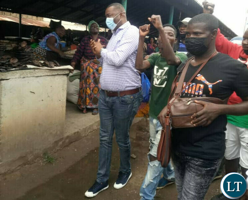 Lusambo was making his first trip to his Constituency after the High Court nullified his election victory last month