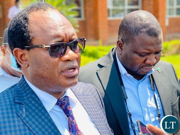 Leader of the opposition in Parliament Hon Brian Muntayalwa Mundubile
