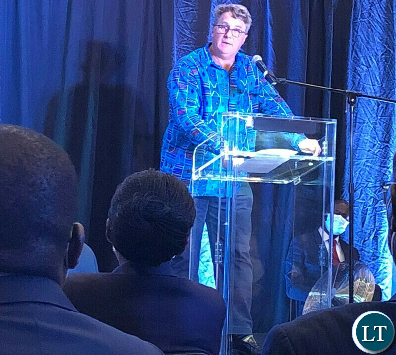 Greg Mills launching his book titled EXPENSIVE POVERTY, in Johannesburg, South Africa.