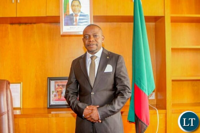 Minister of Small and Medium Enterprise Development Hon. Elias Mubanga