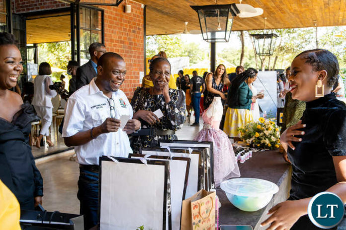 Minister of Small and Medium Enterprise Development Hon. Elias Mubanga