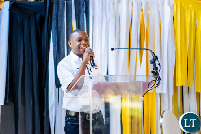 Minister of Small and Medium Enterprise Development Hon. Elias Mubanga