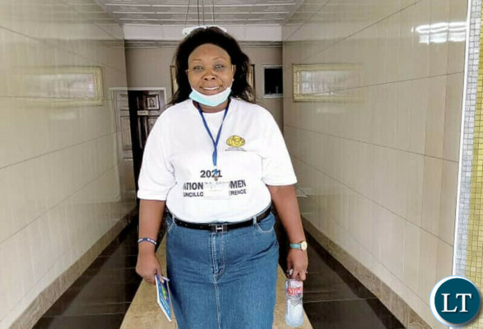 Zambia National Women’s Lobby (ZNWL) Board Chairperson Komiwe Zulu