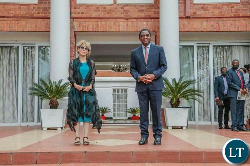 President Hakainde Hichilema held consultative discussions with a team from Amnesty International, led by the organisation's Secretary General Agnes Callamard and Regional Director for East and Southern Africa, Deprose Muchena.