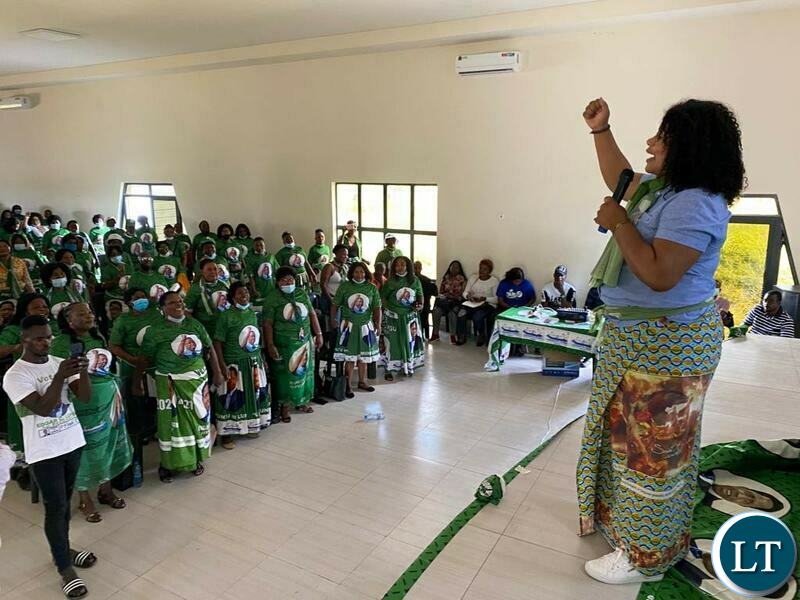 Patriotic Front (PF) National Chairperson for women Hon Kampamba Mulenga
