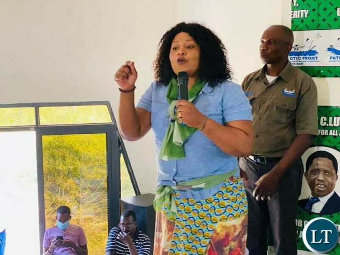 Patriotic Front (PF) National Chairperson for women Hon Kampamba Mulenga