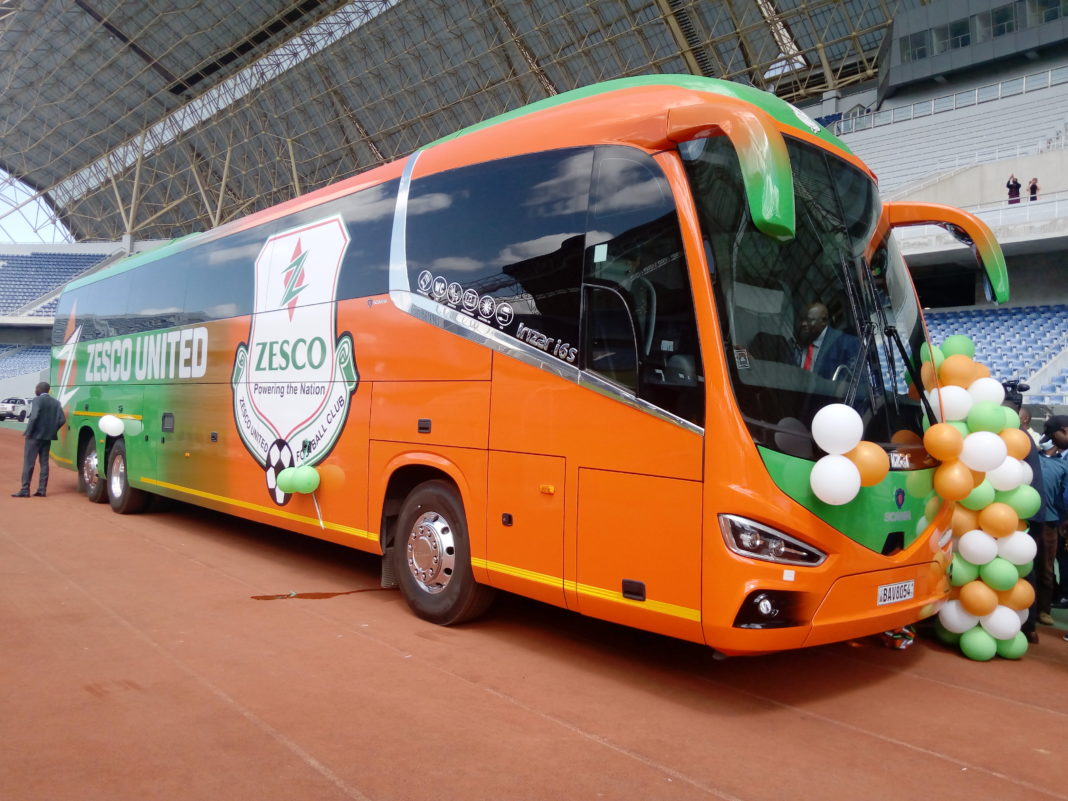 Zesco United Get New Team Bus