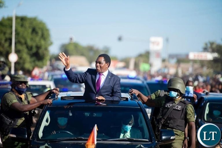 President Hichilema heads to North Western Province for two days working visit