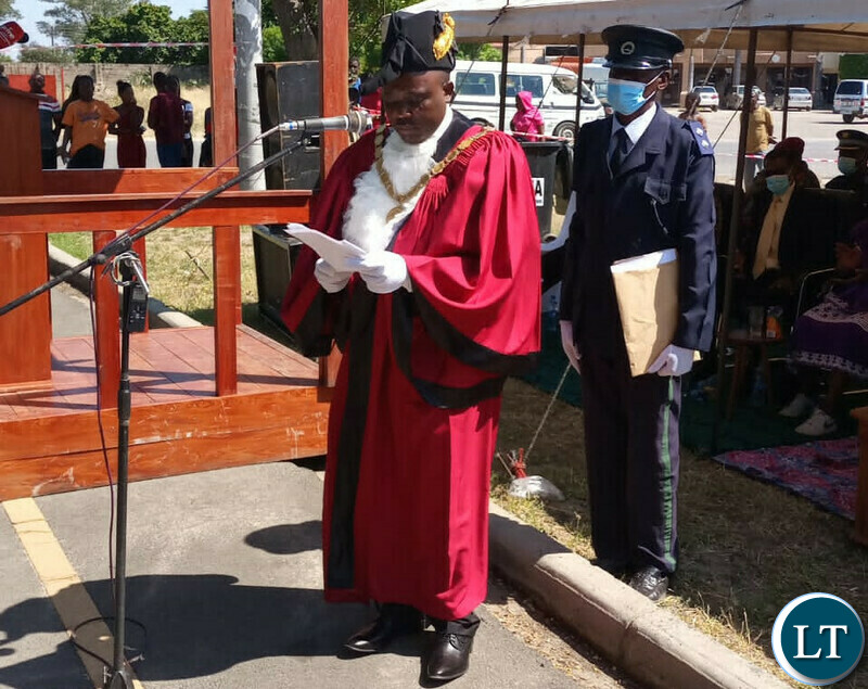 Mongu Mayor Nyambe Muyumbana