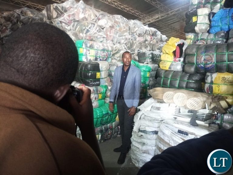 ZRA  seize 2 560 bales of second-hand clothes commonly known  for smuggling