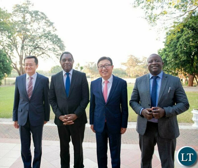 HH with the Chinese Delegation led by China’s Department of African Affairs Director-General Wu Peng HH with the Chinese Delegation led by China’s Department of African Affairs Director-General Wu Peng