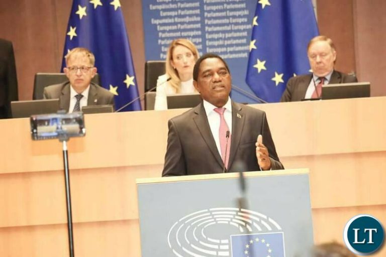 HH appeals to EU  to partner with Zambia in exploring investment opportunities