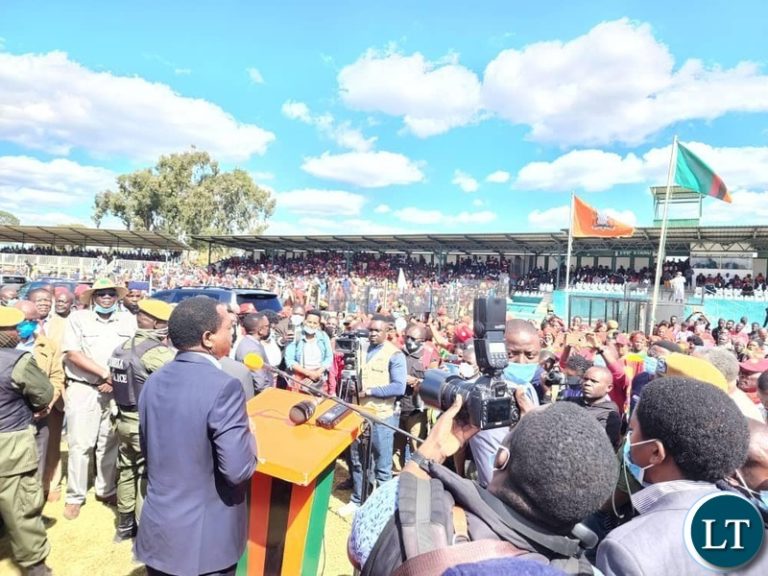 Ensure desks are bought for  all schools in the province, President Hichilema directs CB administration