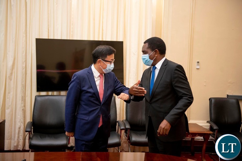 HH mwwting with the Director General African Affairs, for the People’s Republic of China, Mr Wu Peng