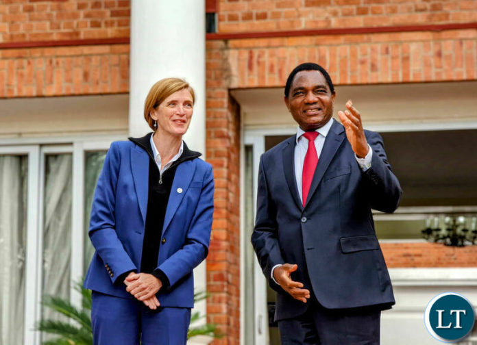 HH with USAID Administrator, Samantha Power