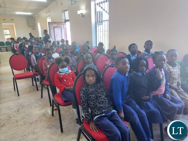 Pentecostal Believers Church Men’s Fellowship donated bags of mealie meal and assorted groceries to Luanshya's Believers Community School