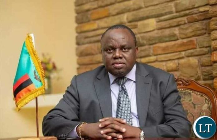 Minister of Mines Paul C. Kabuswe