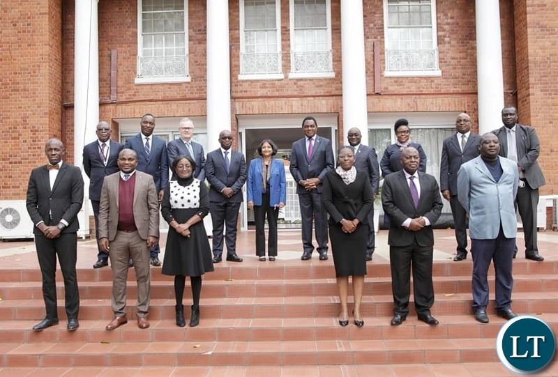 World Bank Managing Director and Chief Financial Officer Ms. Anshula Kant and her delegation at State House. 