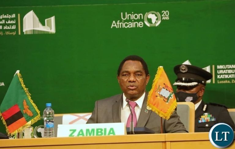 Strengthen public health emergency systems for Africa –  President Hichilema