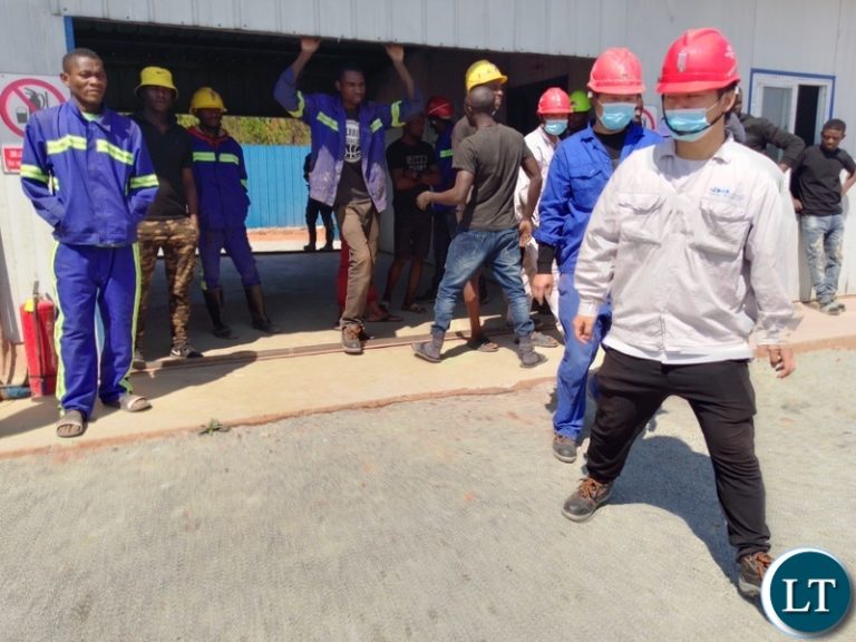 Government lift a two-week suspension slapped on Chinese owned copper mining firm