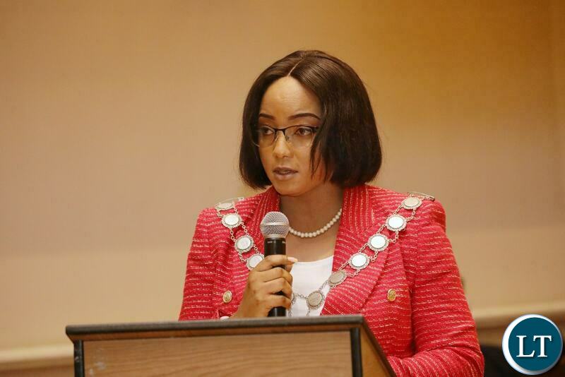 Livingstone City Mayor Constance Muleabai