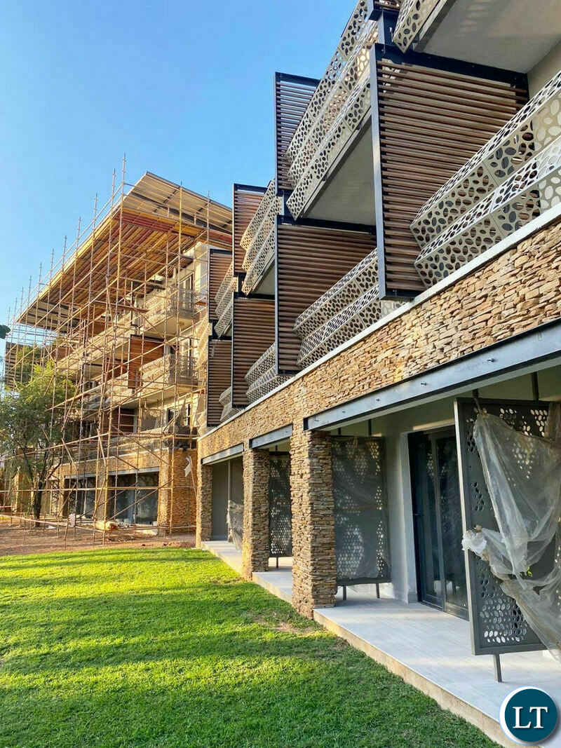 The Raddison Blu Livingstone Hotel almost complete 