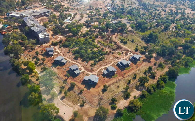 The Raddison Blu Livingstone Hotel almost complete 
