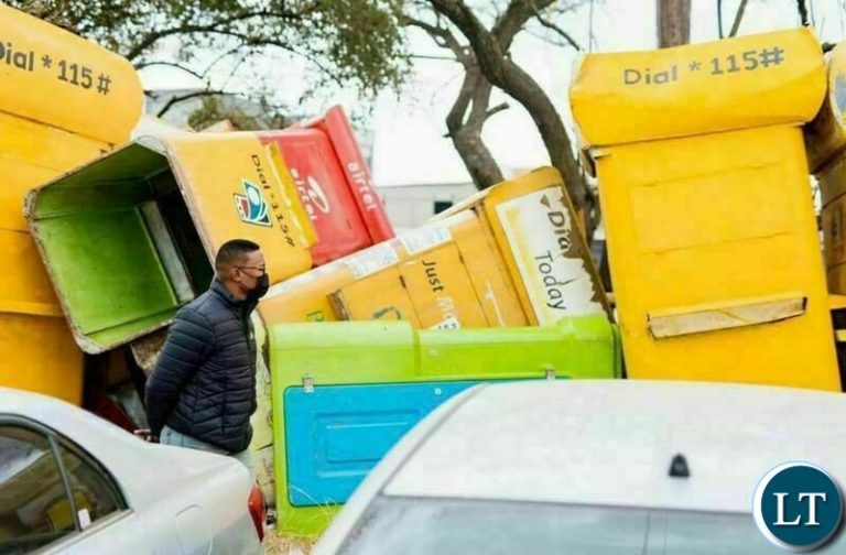 Big Political Party Carders  set up the  Mobile Money Booth Cartels-Nkombo
