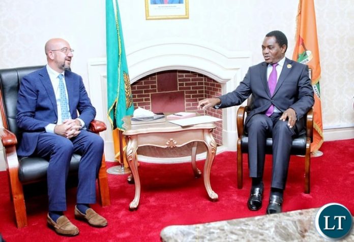 HH with EU President, Charles Michelle