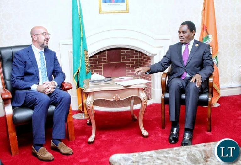 EU delegation pay courtesy call on President Hichilema