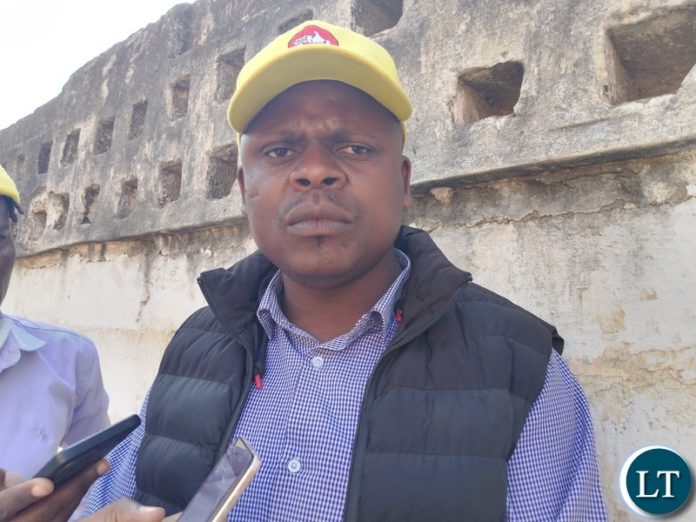 (UPND) Deputy National Youth Chairman Trevor Mwiinde