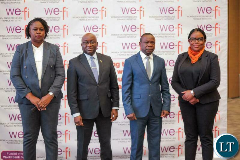 Picture taken during the launch of the We-Fi program in Lusaka's Mulungushi International Conference Centre - Kenneth Kaunda Wing