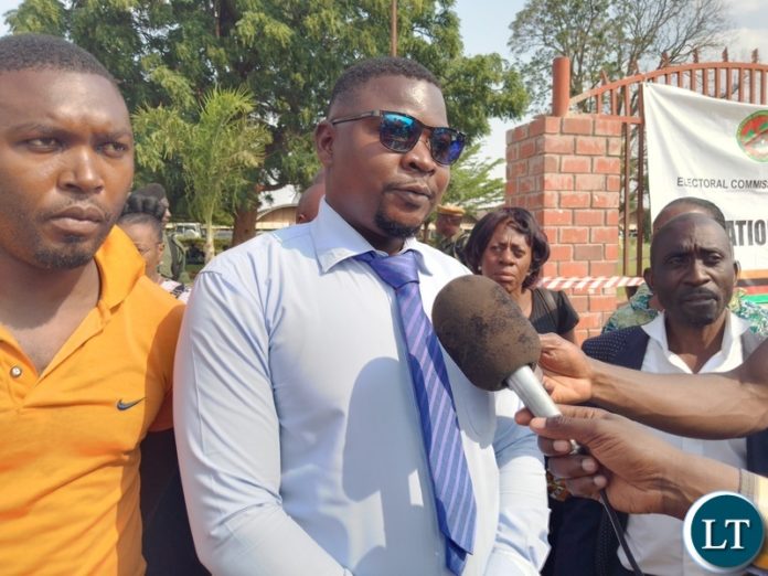 Independent candidate in Thursday’s Kabushi parliamentary by-election in Ndola candidate Alfred Yombwe