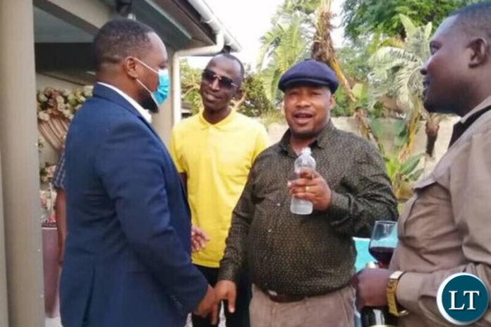 Miles Sampa with Mr Bwalya Kalandanya