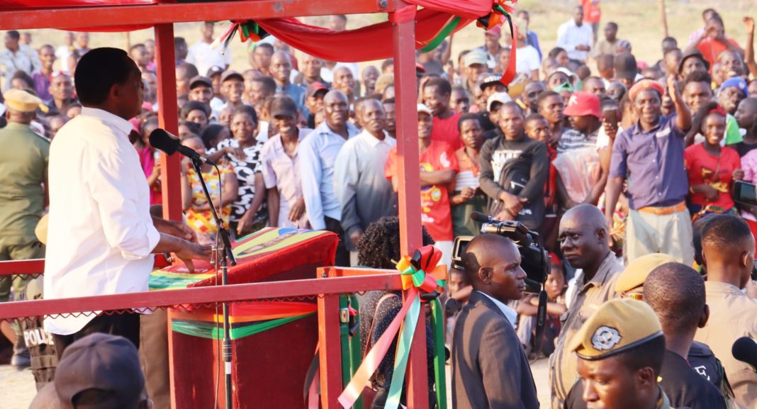 Farming Inputs are on the way, HH assures farmers at a campaign meeting in Mkushi