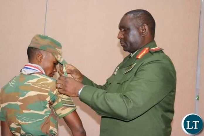 Zambia Deputy Army commander and Chief of staff Major General Geoffrey Zyeele