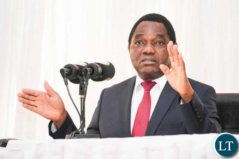 Former President Edgar Lungu  and I talk. But what is said publicly is something else – President Hakainde Hichilema