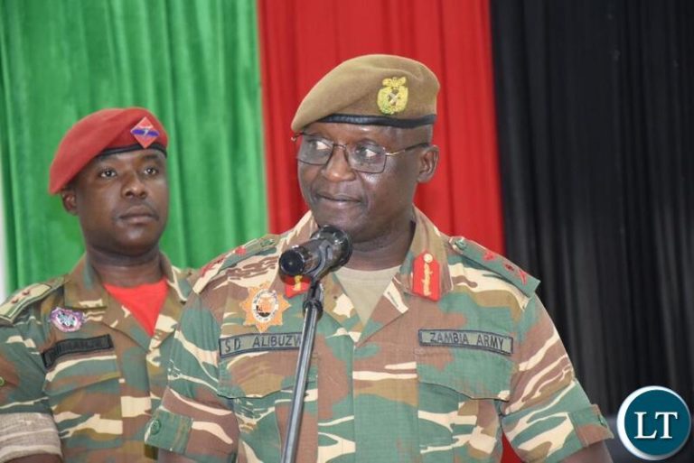 There is no US base in Zambia, Army Commander