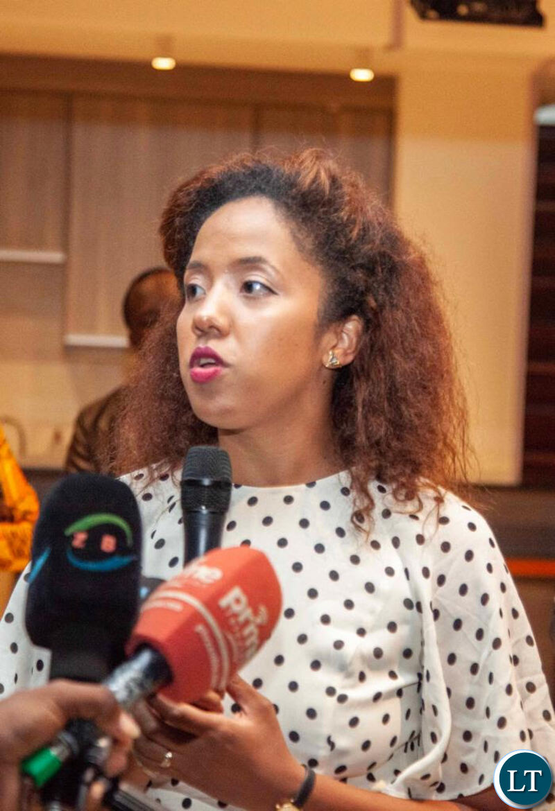 LuCAC Head Curator Karen Reini delivering her remarks during the inauguration of the Centre on Friday evening.