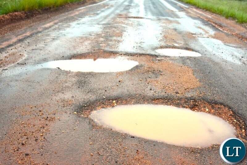 Portholes on the road